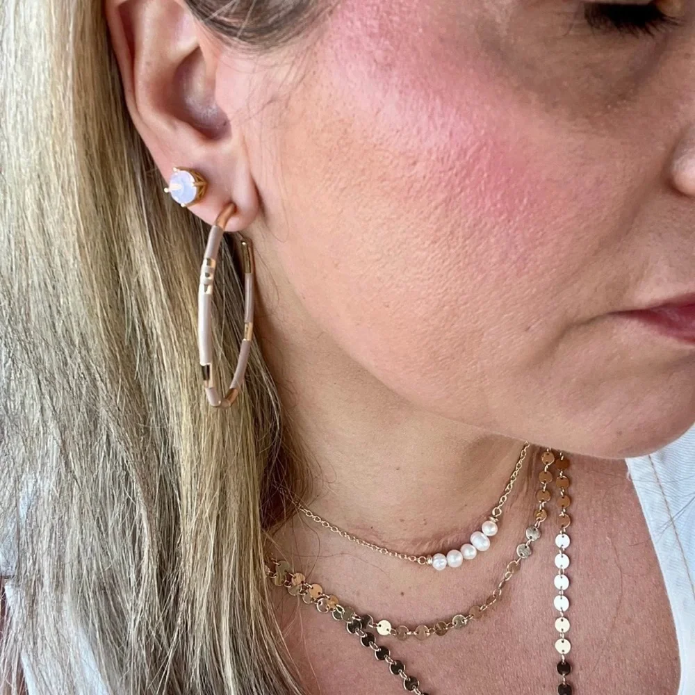 Park Lane “Pink Opal” Impression Earrings! BNIB!! - Picture 9 of 13